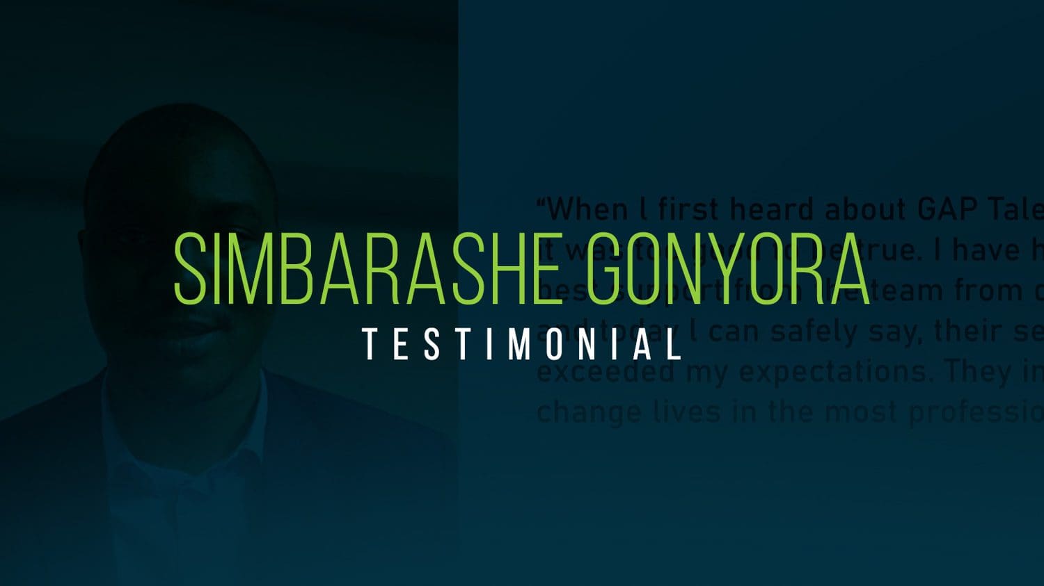 Simbarashe-Vincent-Gonyora-Testimonial-Gap-Talent